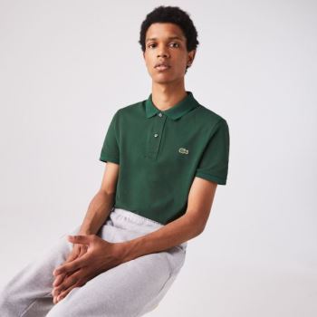 Lacoste Slim Fit Polo in Petit Piqué Pánské - Polo Zelene | CZ-Kb86O7